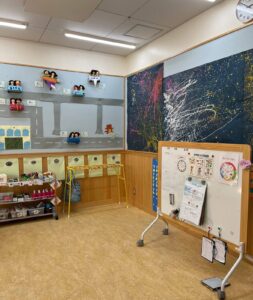 園児が過ごす室内の様子