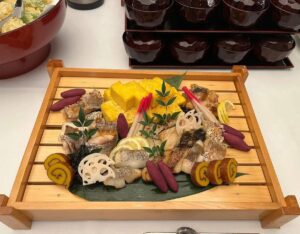 丁寧に整えられた正月らしいお料理