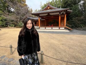 参拝するわたし